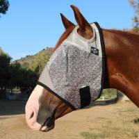 Professional's Choice Fly Mask (Black/Gray)