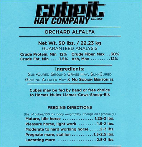 CubeIt Alfalfa Orchard Cubes