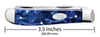 Case Blue Pearl Kirinite® Mini Trapper