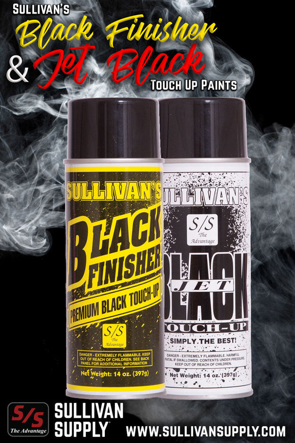 Sullivan Supply Black Finisher and Jet Black Touch Up Paints