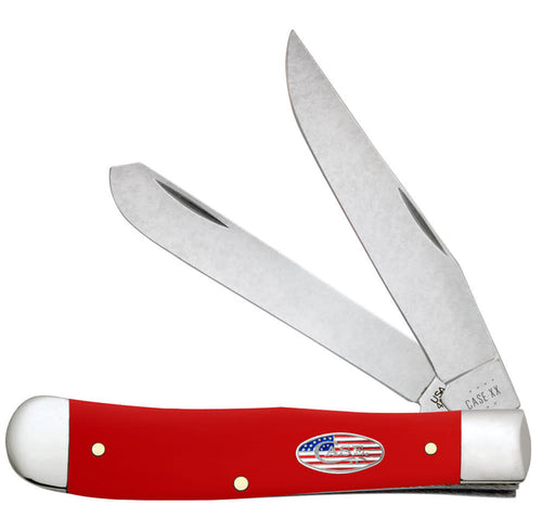 Case American Workman Smooth Red Synthetic CS Trapper