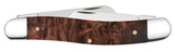 Case Smooth Brown Maple Burl Wood Stockman